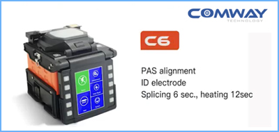 COMWAY C6 fusion splicer