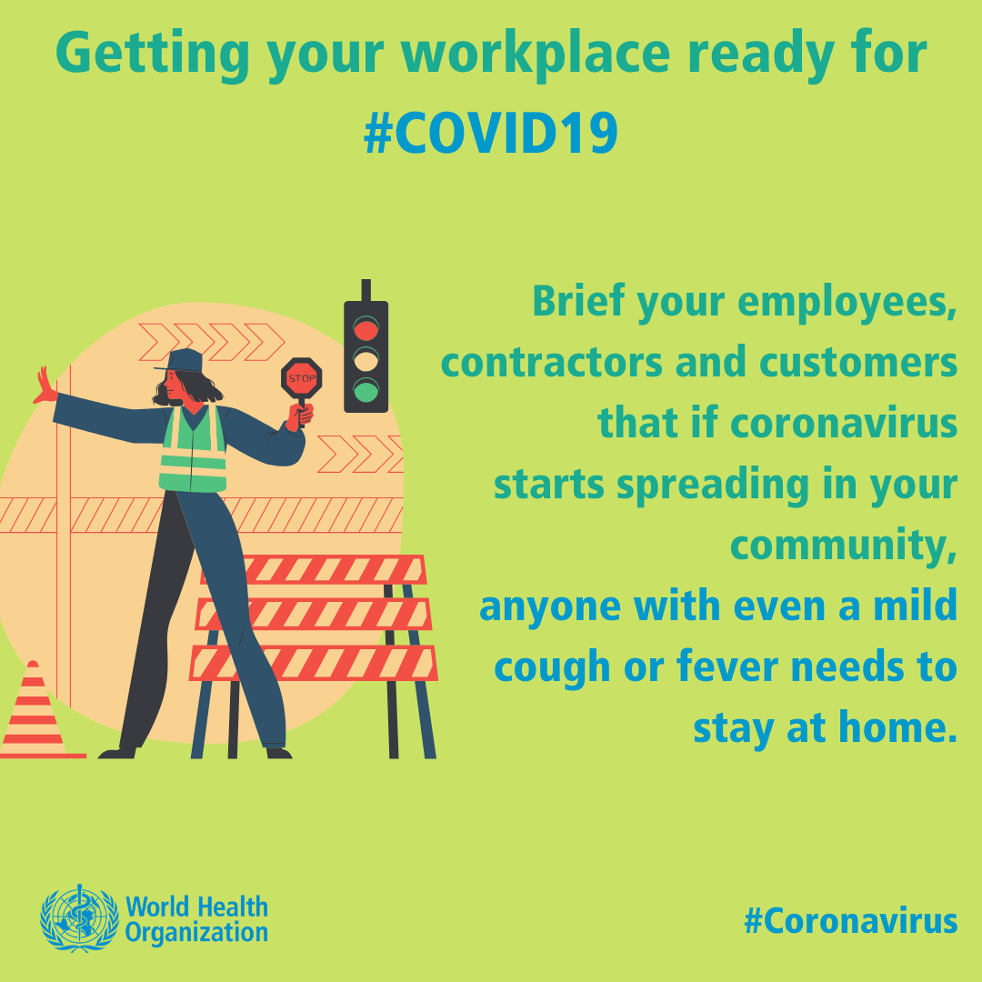 Getting your workplace ready for COVID-19