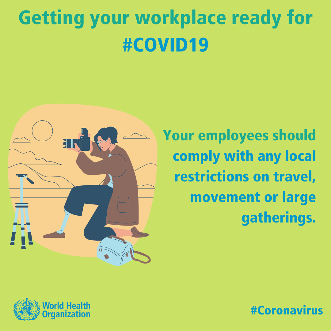 Getting your workplace ready for COVID-19