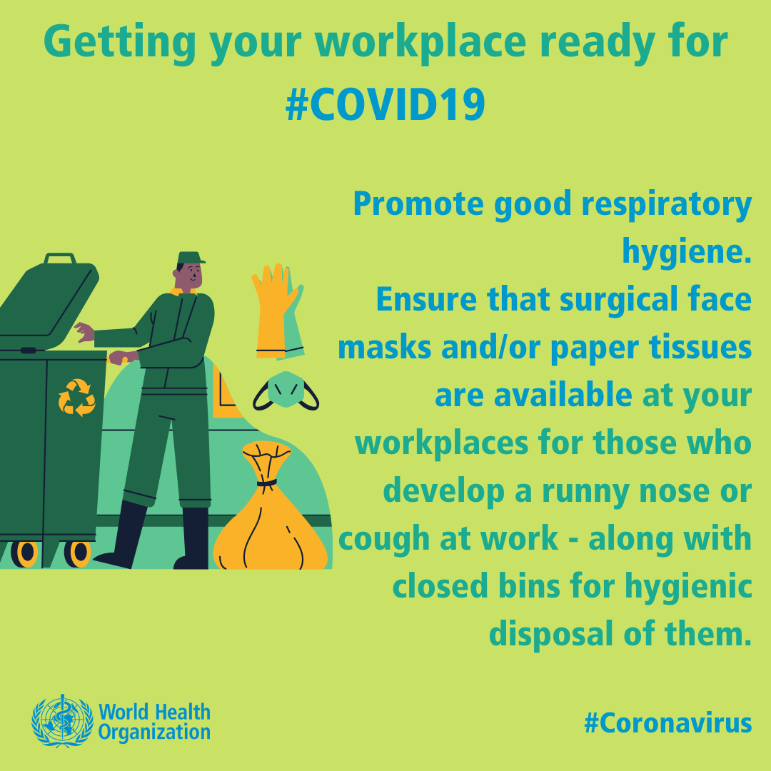 Getting your workplace ready for COVID-19