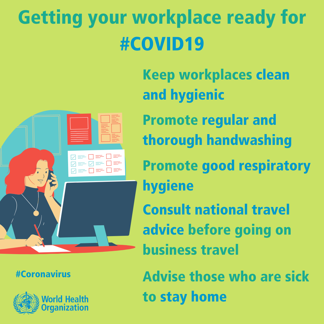 Getting your workplace ready for COVID-19