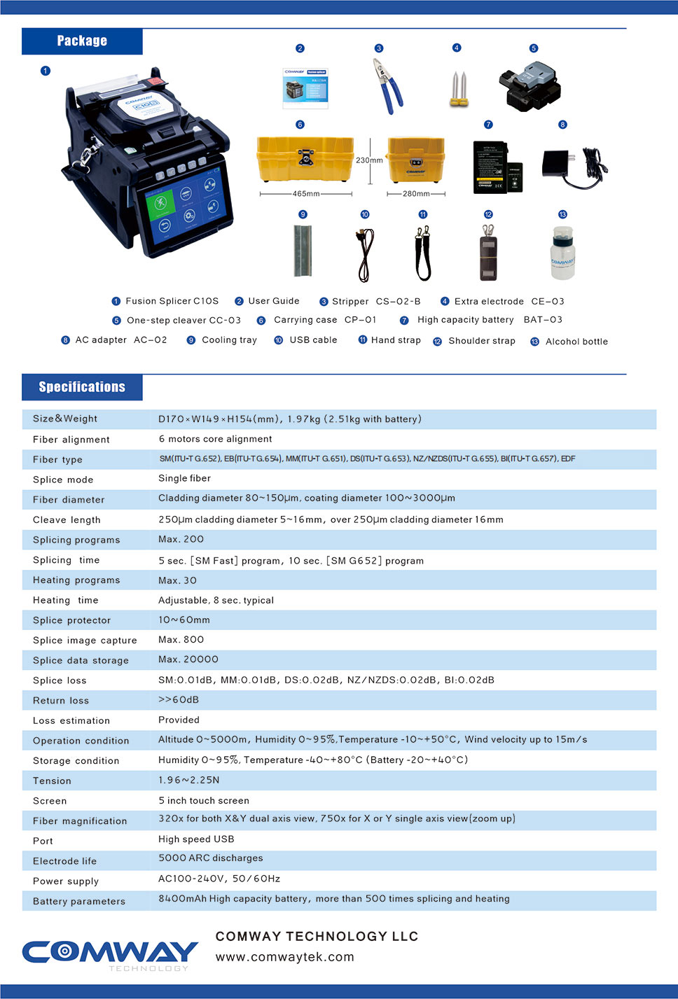 	 Fusion Splicer C10S 2023v2