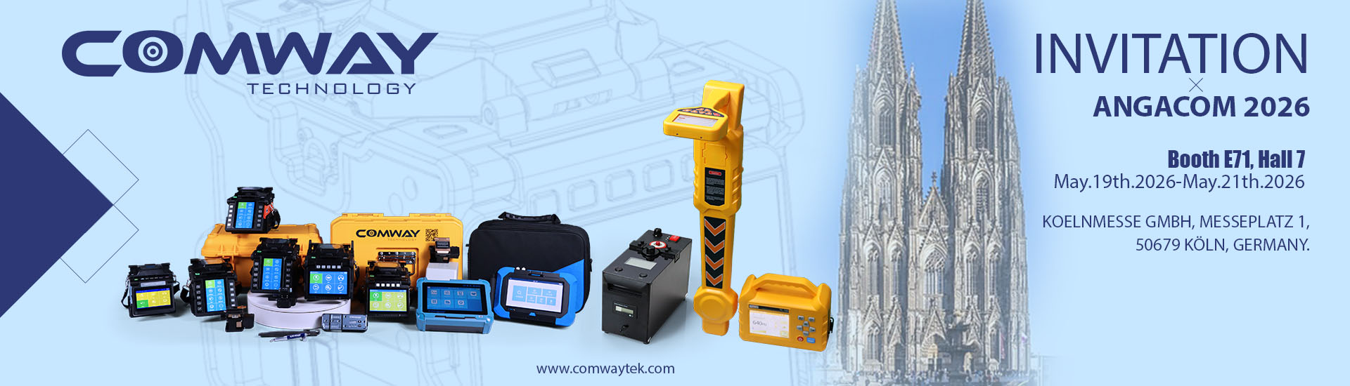 COMWAY will exhibit at ANGACOM