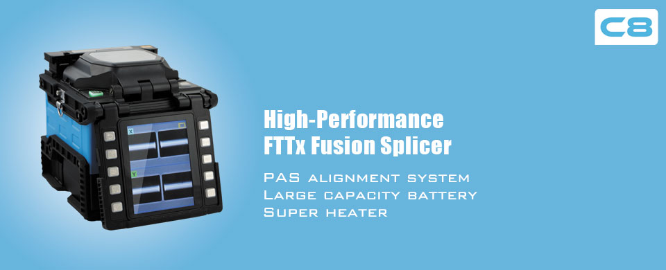 COMWAY C8 Hign-Performance FTTx Fusion Splicer COMWAY C8 Hign-Performance FTTx Fusion Splicer